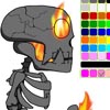 TAOFEWA – Fire Skeleton Animation Coloring  Games to Play Free