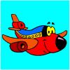 funny aeroplane coloring Games to Play Free