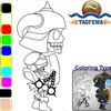 TAOFEWA – Skeleton Warrior – Coloring  (walk02) Games to Play Free